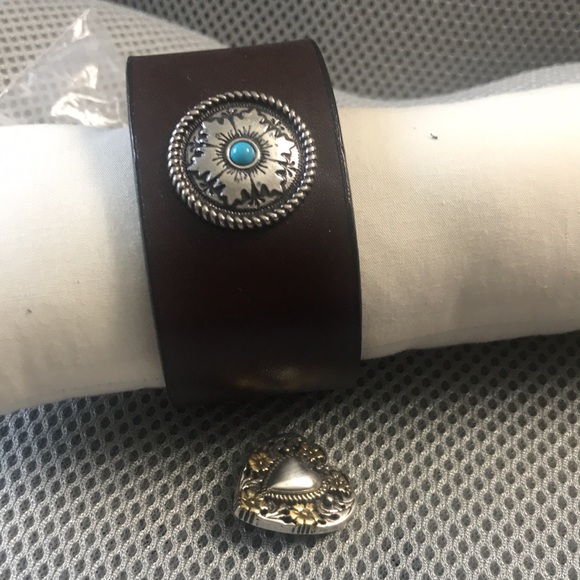 NEW leather cuff - Picture 3 of 3